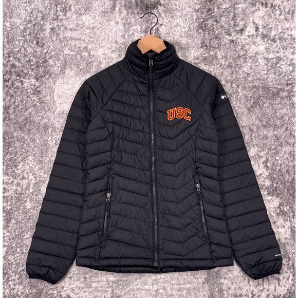 Columbia Jacket XS Womens USC Trojans Puffer Full Zip Insulated - Picture 1 of 11